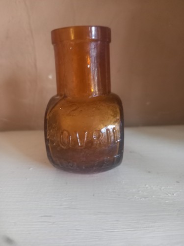 Vintage bovril jar - 2, oz