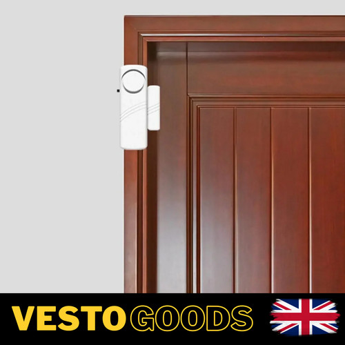Door and window alarms audible - door,