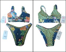 NEW Maaji Swimwear Bikini Set Reversible Size Medium 2 In 1