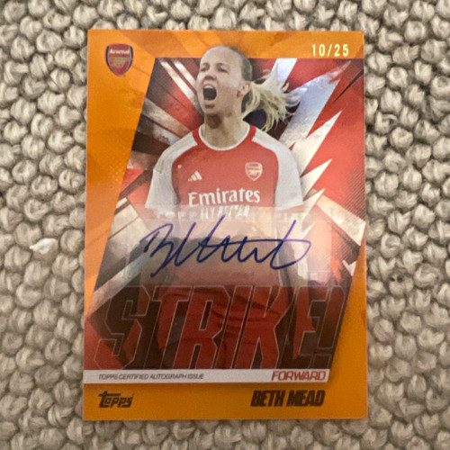 Beth mead arsenal topps - mead,