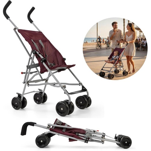Red kite push lite stroller - red, me