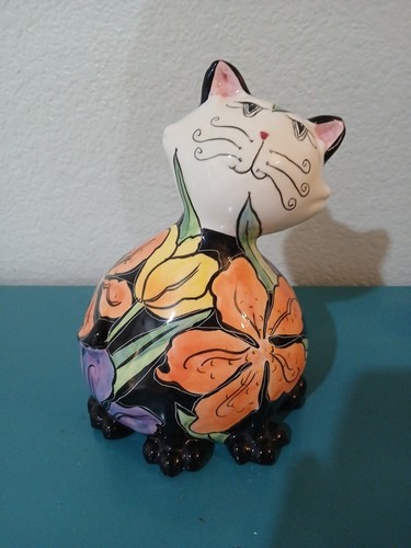 Turov art pottery - art, cat