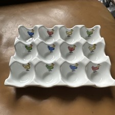Win Ceramic Egg Holder Chickens  simplicity the tabletop company