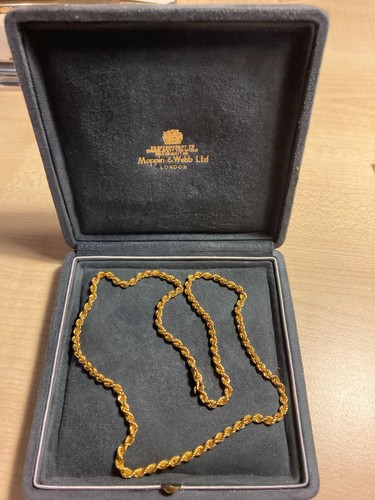 Carat gold rope - carat, chain