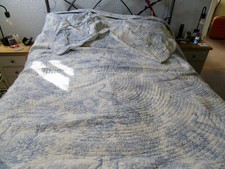 Blue White Toile   Cotton