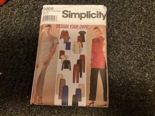 Simplicity sewing pattern - pattern, 9868