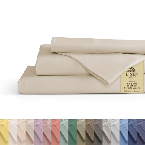 100 cotton percale sheets - 100%,