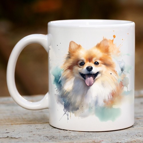 Pet dog mug watercolour - mug,,