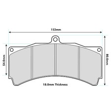 EBC Brakes RP-X Brake Pads For