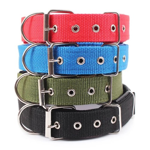 Solid nylon dog - nylon, collar