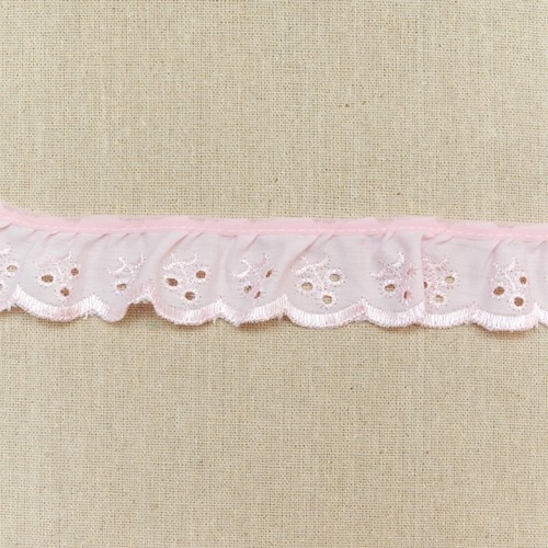 Broderie anglaise gathered - anglaise,