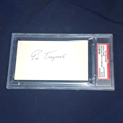 Pie traynor signed 3x5 - 3x5, index