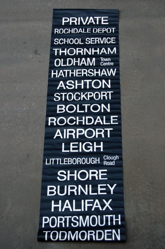 Bus destination blind - bus,