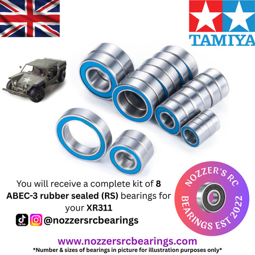 Tamiya xr311 complete bearing - xr311,