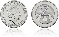 2019 Z Zebra Crossing A-Z 10p Letter Ten Pence Uncirculated Coin UNC