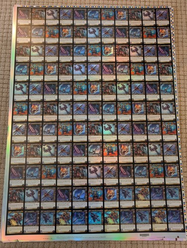 Wow tcg uncut sheet - wow,