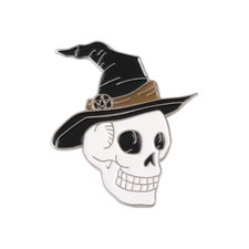 Skull enamel pin badges
