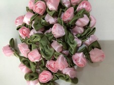 Satin Ribbon Roses Buds