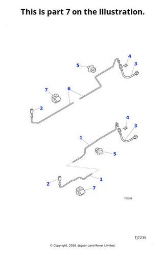 Jaguar genuine clip - genuine, fixing