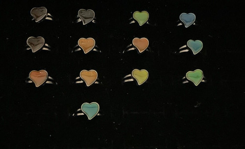 Single heart mood stone - heart,