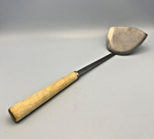 Vintage Stainless Steel Wooden Handle Japanese Wok Shovel | Spatula Fish Slice