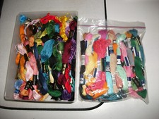 136 X Puppets Mouline COATS Embroidery 100% Cotton Thread Assorted Colours