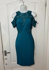 Lipsy London Green Teal Lace