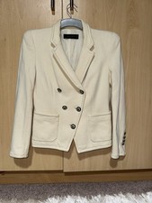 Zara cream ivory smart - zara, blazer