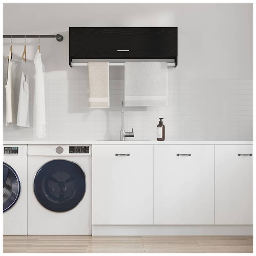 Wardrobe black oak - black,