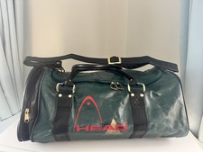 Vintage 1990’s Head Bag Monte Carlo Holdall - Green & Black & Zip Bag 