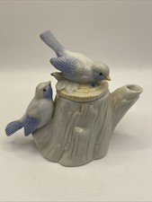 Ornamental Tea Pot Blue Birds
