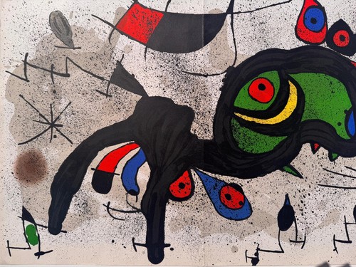 Original lithograph miro - original,