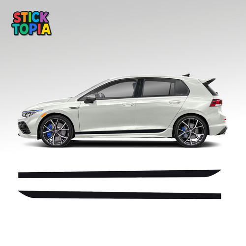Golf side stripe decal - golf,