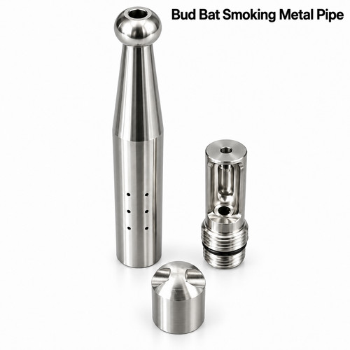 Metal smoking pipe bud - bud, bomb