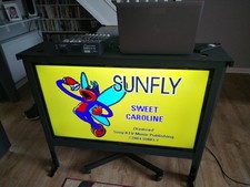 Folding 4ft DJ Disco TV Booth Stand  with 50" 4K HDR TV + Store Bag / SEE VIDEO