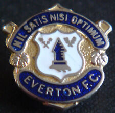 EVERTON FC Vintage club crest type badge Brooch pin In gilt 20mm Dia