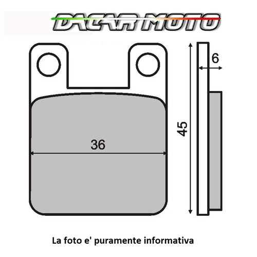 Pair brake pads - , montesa