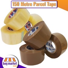 Brown clear parcel - clear,