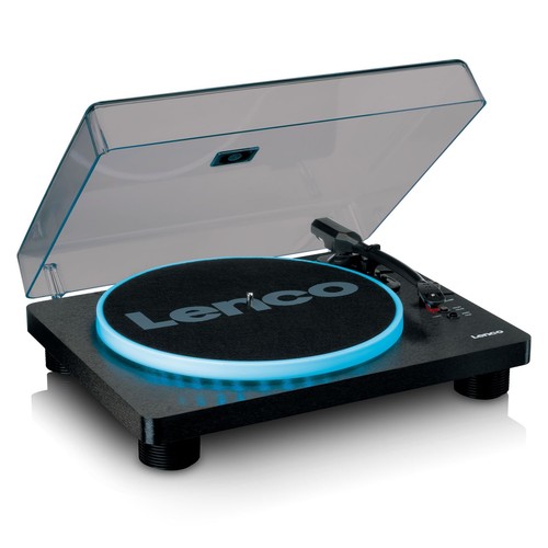 Lenco 50led turntable black - lenco, ls-50led
