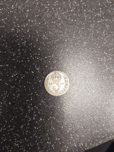 King george 1916 silver 3d - silver,