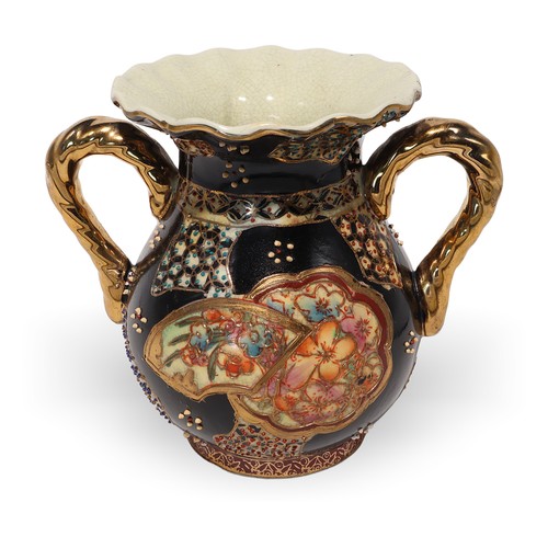 Japanese satsuma ware vase - vase,