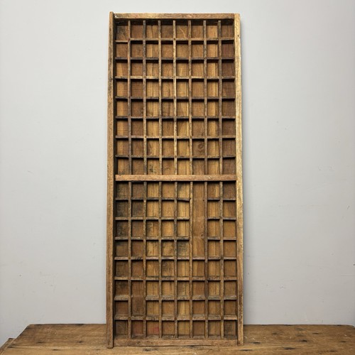 Vintage wooden printers tray - tray,