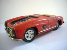 Alps: Mercedes-Benz 300SL tinplate friction car, 1950s, rare, made in Japan