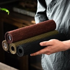 Linen Tea Mat Vintage Tea