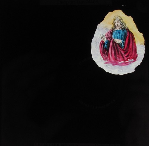 Glass magic lantern slide deep - lantern,