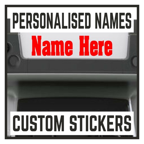 Personalised name sticker - personalised,