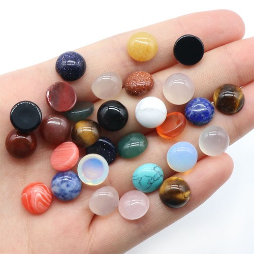 10mm crystal cabochons half - 10mm,