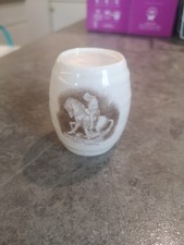 WWI W H GOSS MODEL OF BURTON BEER BARREL LADY GODIVA TRANSFER CREST