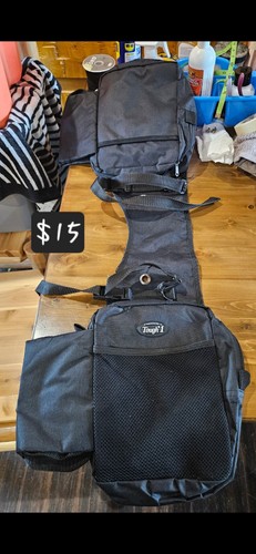 Tough1 black western saddle - western,