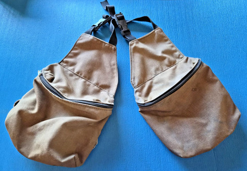 Sunrise canvas saddle bags - canvas,